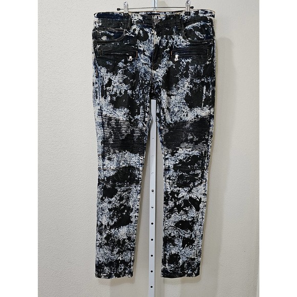 Embellish Other - EMBELLISH NYC Men's Textured Button & Zipper Splash Denim Jeans Sz 36